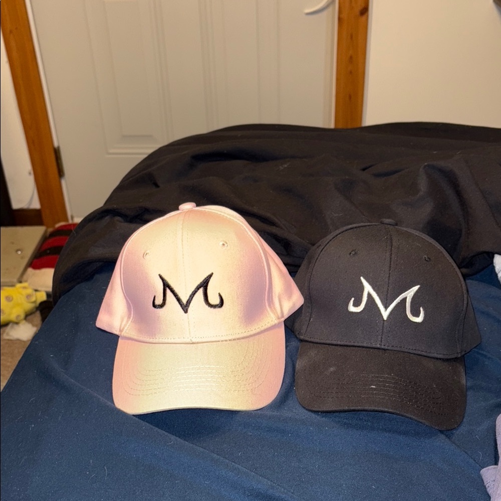 Pink and Black Dad Caps with Majin Logo
